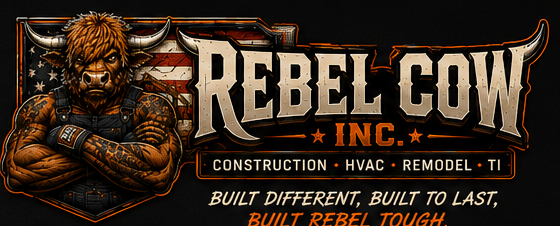 Rebel Cow Inc. horizontal logo